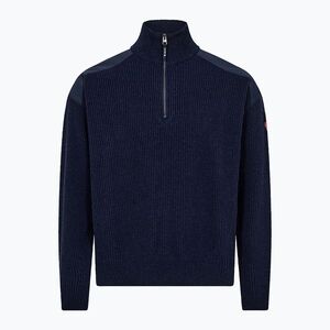Férfi pulóver Dovre Ribbed Knit Half Zip navy (Ribbed Knit Half Zip 41/777/1600/49) kép