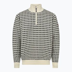 Férfi pulóver Dovre Knitted Half Zip Pullover beige (Knitted Half Zip Pullover 41/774/16/980) kép