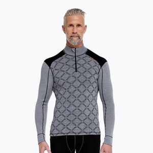 Férfi Termoaktiv pulóver Dovre Half Zip Jacquard grey (Half Zip Jacquard 41/783/16/5) kép