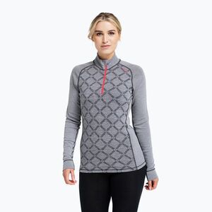 Női Termoaktiv pulóver Dovre Half Zip Jacquard grey (Half Zip Jacquard 42/733/16/5) kép
