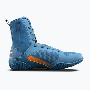 Boxcipő Venum Elite Neo Boxing steel blue/orange (Elite Neo Boxing VENUM-06258-403-8.5) kép