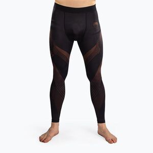 Férfi edzőleggingsek Venum No-Gi 6.0 Spats Black/Brown (No-Gi 6.0 Spats VENUM-06254-124) kép