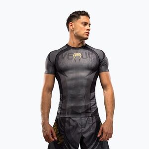 Férfi rashguard Venum Galactic 3.0 Rashguard SS black/gold (Galactic 3.0 Rashguard VENUM-06363-126) kép