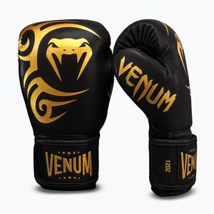 Bokszkesztyűk Venum Mike Tyson Replica Boxing black/gold (Mike Tyson Replica Boxing VENUM-05985-126) kép