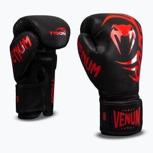 Bokszkesztyűk Venum Mike Tyson Replica Boxing black/red (Mike Tyson Replica Boxing VENUM-05985-100) kép