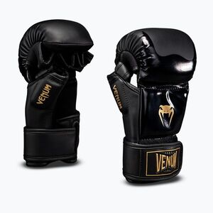Sparringkesztyűk Venum Attack 2.0 Sparring black/gold (Attack 2.0 Sparring VENUM-06277-126) kép