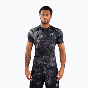 Férfi rashguard Venum Rage & Workout Rashguard SS black/grey (Rage & Workout Rashguard VENUM-06385-109) kép