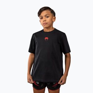 Gyermek póló Venum Attack Cotton black/red (Attack Cotton VENUM-06339-100) kép