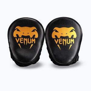 Edzőpajzsok Venum Light Focus Mitts black/gold (Light Focus Mitts VENUM-1119-126) kép