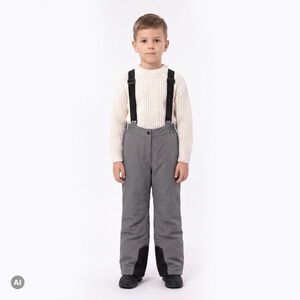 Gyermek sínadrág KADVA Moky JR WP 8K/5K ezüst (Moky KDV-B6AP644-GRPH) kép