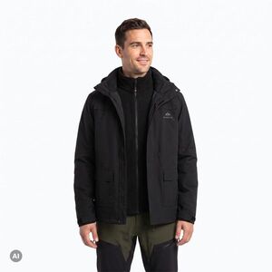 Férfi 3 az 1-ben kabát KADVA TraiLine WP fekete (TraiLine KDV-B6AP920-BLK) kép