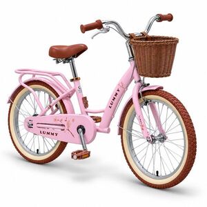 Pepita Lummy gyermek Kerékpár kosárral 20" - Rózsaszín kép