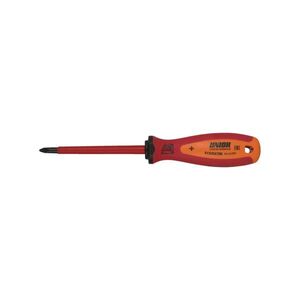 UNIOR csavarhúzó - SCREWDRIVER VDE TBI PH0 x 60 - piros kép