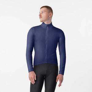 CASTELLI Hosszú ujjú kerékpáros mez - COMPETIZIONE THERMAL - kék kép
