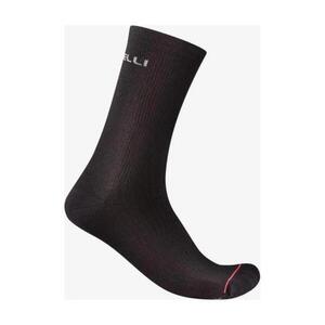 CASTELLI Klasszikus kerékpáros zokni - BANDITO 2 MERINO 18 - fekete kép