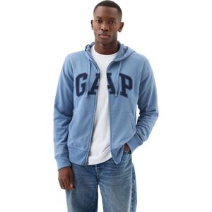 GAP FRENCH TERRY Férfi pulóver, kék, méret kép