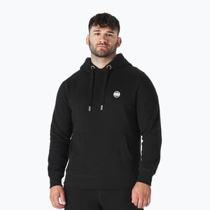 Férfi Pitbull West Coast Small Logo kapucnis melegítőfelső fekete (Small Logo Hooded 122023) kép