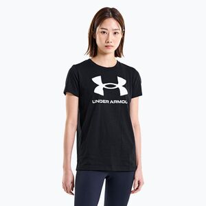 Under Armour Rival Logo női póló fekete/fehér (Rival Logo 1356305-001) kép