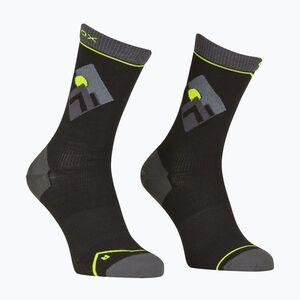 Férfi túrazokni ORTOVOX Alpine Light Comp Mid black raven (Alpine Light Comp Mid 5489200001) kép