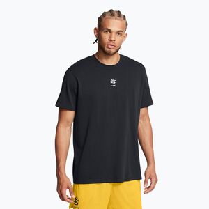 Under Armour Curry Hvyweight Logo fekete/fehér férfi póló (Curry Hvyweight Logo SS 1387107-001) kép