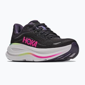 Női futócipők HOKA Bondi 9 black/neon dragonfruit (Bondi 9 1162012-BNND) kép
