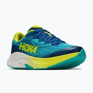 Gyerek futócipők HOKA Rincon 4 electric aqua/neon hoka citrus (Rincon 4 1168874-EQN) kép