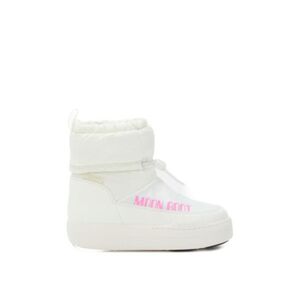 Junior járó barefoot bokacipő MOON BOOT MB JR PARK TUBE MID GLITTER WP, A001 WHITE kép