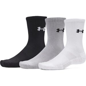 Under Armour PERFORMANCE COTTON 3P CRW Sportzokni, fekete, méret kép