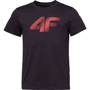 4F TSHIRT Férfi póló, fekete, méret kép