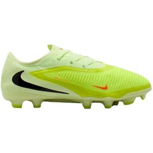Nike JR PHANTOM 6 LOW PRO FG/MG Gyerek futballcipő, világoszöld, méret 36.5 kép