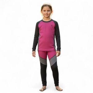 Lányi thermo fehérnemű felső és alsó rész COLOR KIDS Ski Underwear - Colorblock-741845.5381-Pink Glo kép