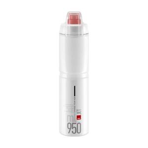 ELITE Kerékpáros palack vízre - JET PLUS 950 - áttetsző/piros kép