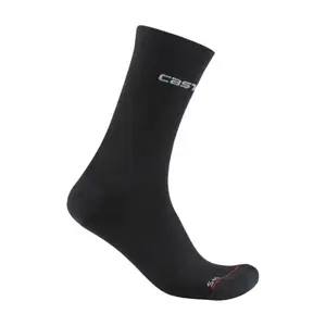 CASTELLI Klasszikus kerékpáros zokni - DICIOTTO SOFT MERINO W - fekete kép
