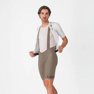 CASTELLI Rövid kerékpáros nadrág kantárral - COMPETIZIONE 2 KIT - bézs kép