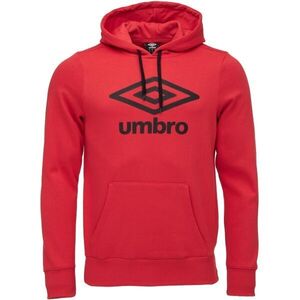 Umbro LARGE LOGO HOODIE ESSENTIALS Férfi pulóver, piros, méret kép