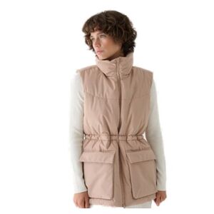 Női mellény 4F VEST JACKET-WAW24TVJAF135-83S-BEIGE kép