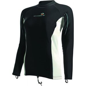 LAVACORE LC SHIRT LONG SLEEVE Hosszú ujjú felső vízi sportokhoz, fekete, méret XXL kép