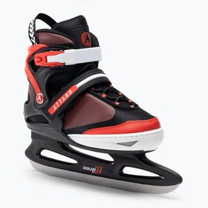 Gyermek korcsolya ATTABO ICEBLADE 01 fekete/piros (ICEBLADE 01 ATB-IB01B) kép