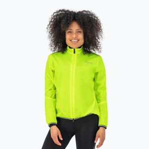Női kerékpáros dzseki Rogelli Essential yellow (Essential Waterproof W ROG351701) kép