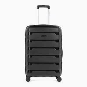 Közepes méretű utazóbőrönd KADVA Cayes 75 l fekete (Cayes KDV-B4B100-BK) kép