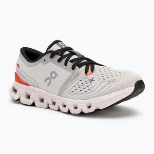 Női edzőcipők On Cloud X 4 silver/flame (Cloud X 4 3WE30072905) kép