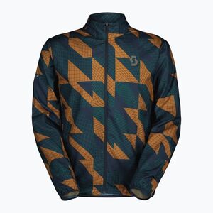 Férfi futódzseki SCOTT Endurance Tech Windbreaker sötétkék/sütőipari barna (Endurance Tech Windbreaker 421343) kép