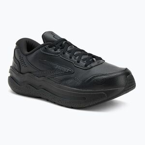 Férfi cipők Brooks Ghost Max Leather black/black (Ghost Max Leather 1104431D072) kép