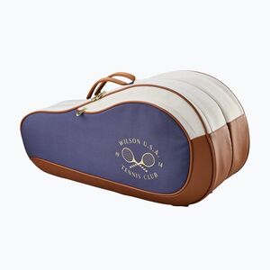 Wilson Heritage tenisz táska V2 6Pk cream/clay/navy (Heritage V2 6Pk WR8052101001) kép