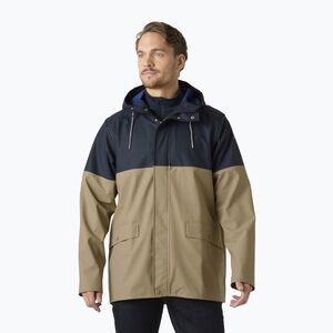 Férfi vitorláskabát Helly Hansen Moss Block Coat pebble (Moss Block Coat 54589_757) kép