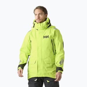 Férfi vitorláskabát Helly Hansen Skagen Offshore luminous green (Skagen Offshore 34255_409) kép