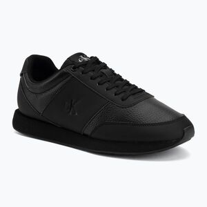 Férfi cipők Calvin Klein HM0HM02447 Retro Run Lace Band triple black (HM0HM024470GJ) kép
