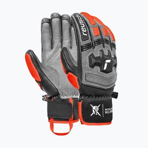 Síkesztyűk Reusch Worldcup Warrior DH black/silver/fluo red (Worldcup Warrior DH 6511119-7588) kép