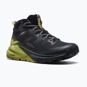 Férfi túracipők KEEN Targhee Apex Mid Wp black/golden cypress (Targhee Apex Mid Wp 1032053) kép