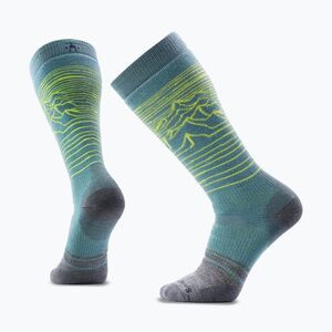 Snowboardzokni Smartwool Snowboard Full Cushion Iguchi OTC dusty teal (Snowboard Full Cushion Iguchi OTC SW001918Q651) kép
